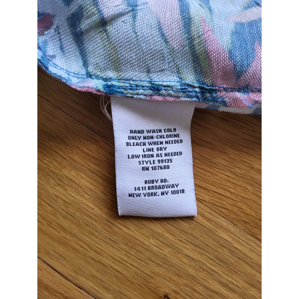 Ruby Rd Palm Print Jacket 14 - Picture 10 of 10